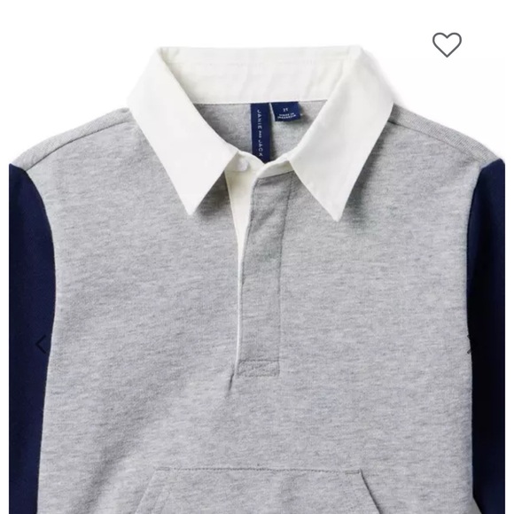 Janie and Jack | Colorblock Rugby Sweatshirt - Picture 2 of 5